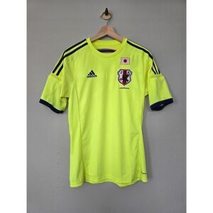 Official Adidas Japan National Team Soccer Jersey S Neon Yellow Climacool 2012